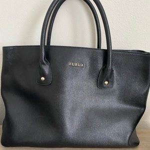 Furla black handbag